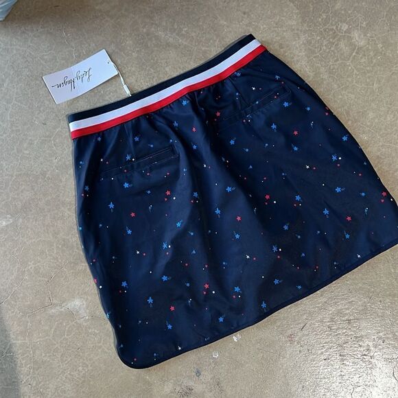 Lady Hagen Golf Skort Size XS Blue Patriotic Star 4th of July Skirt NEW B22 - Picture 8 of 9